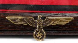 WWII GERMAN THIRD REICH ARMBAND CAP BADGE LOT