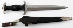 WWII GERMAN 1933 WAFFEN SS DAGGER CARL EICKHORN