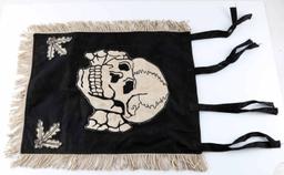 WWII GERMAN WAFFEN SS TOTENKOPF TRUMPET BANNER