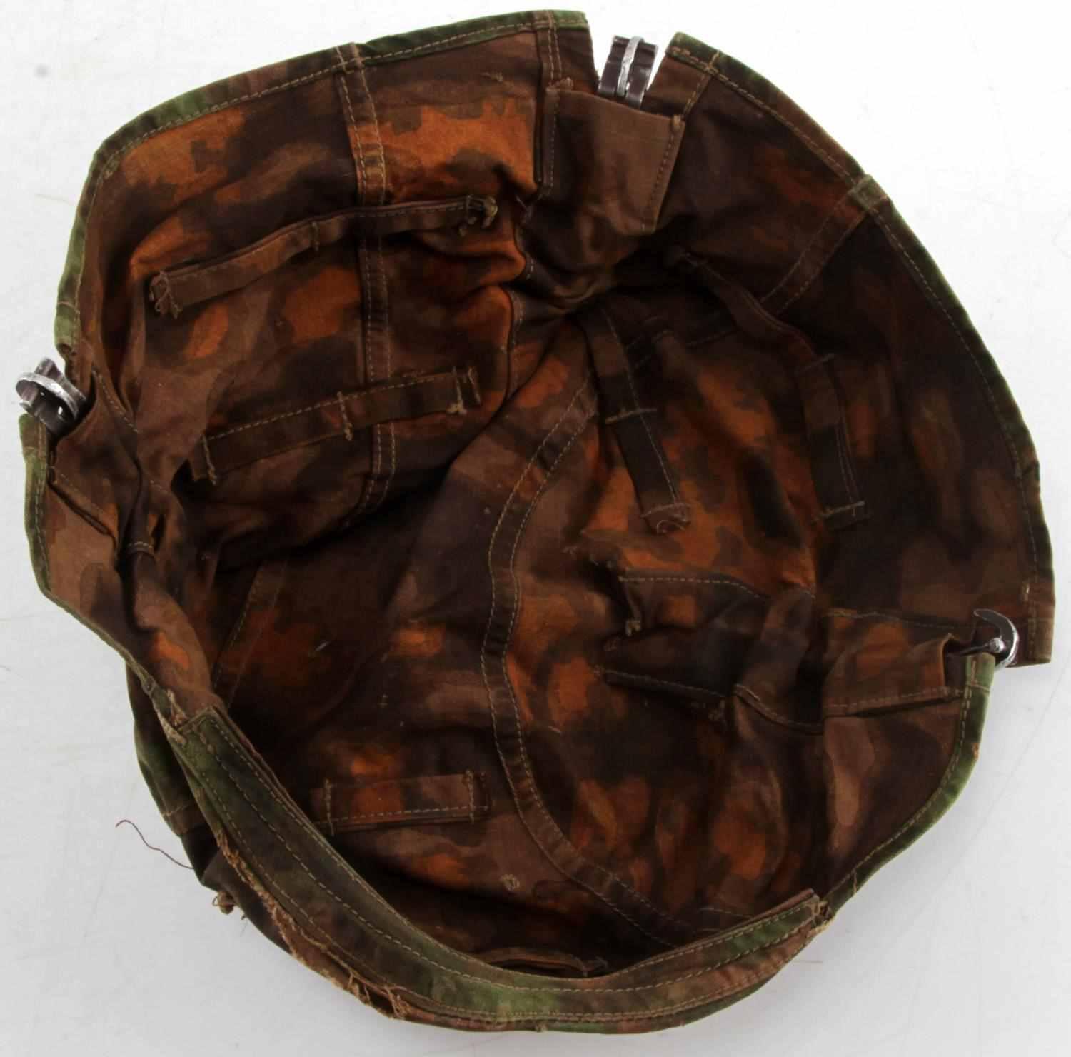 WWII GERMAN WAFFEN SS REVERSIBLE HELMET COVER