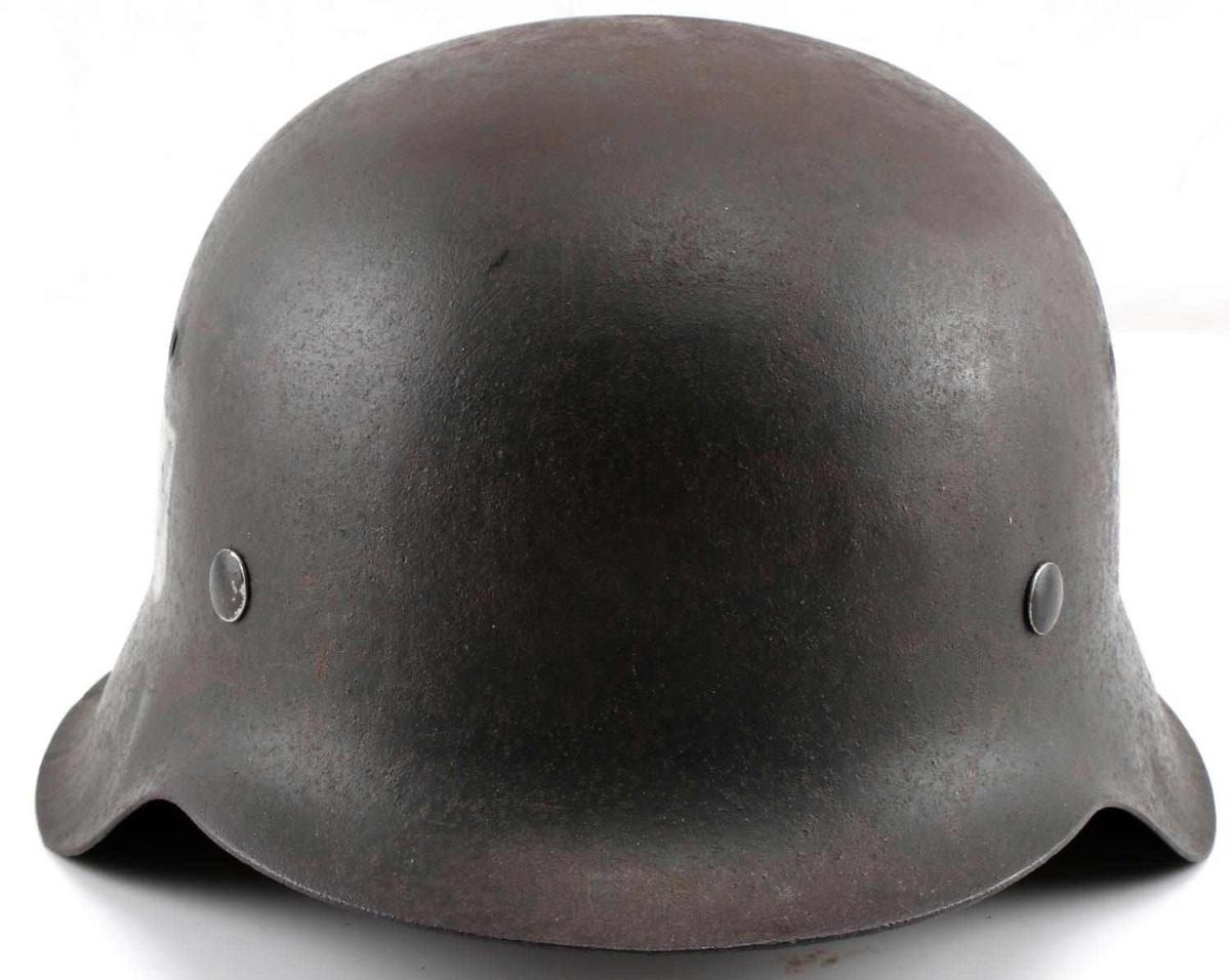 WWII GERMAN THIRD REICH SS SINGLE D M-42 HELMET