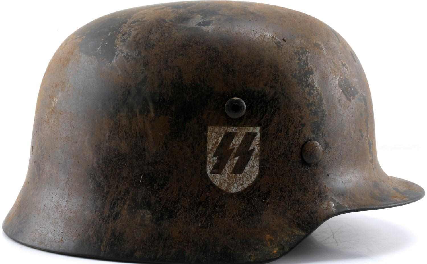 WWII GERMAN THIRD REICH WAFFEN SS M40 HELMET