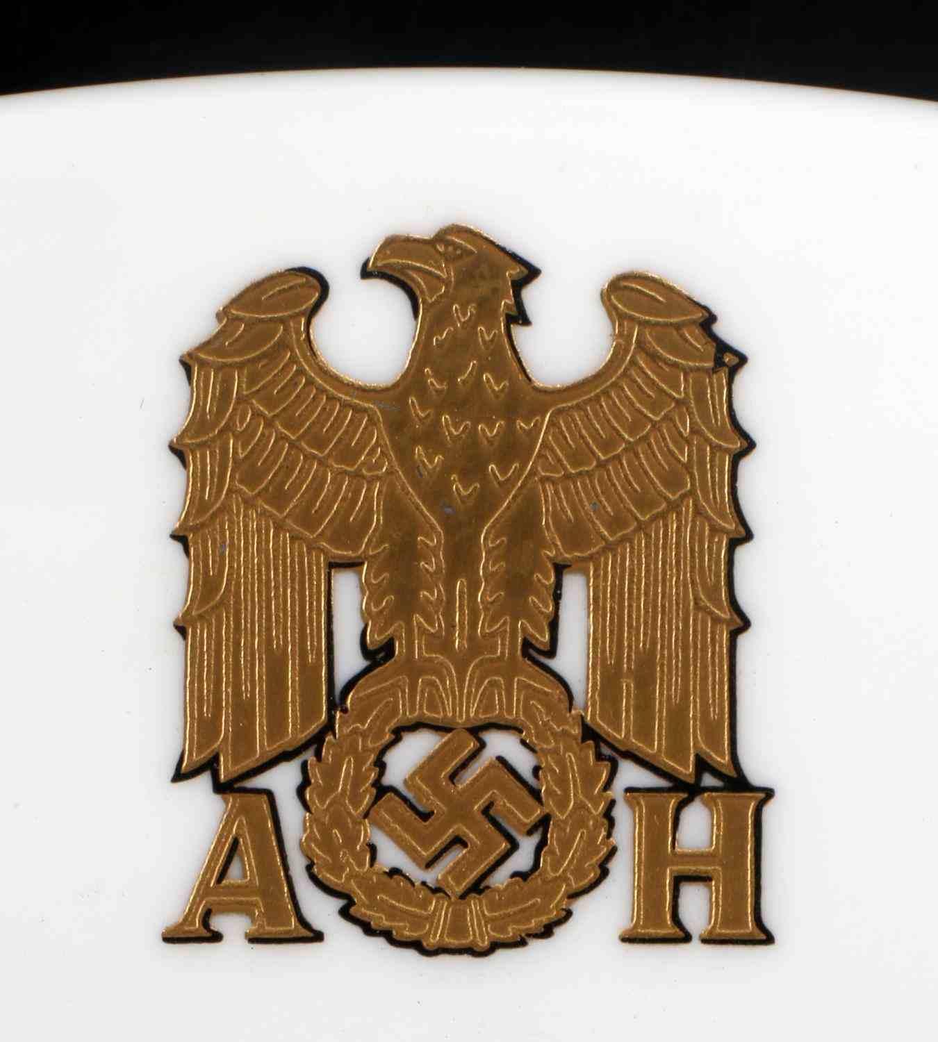 GERMAN THIRD REICH HITLER ALLACH PORCELAIN SAUCER