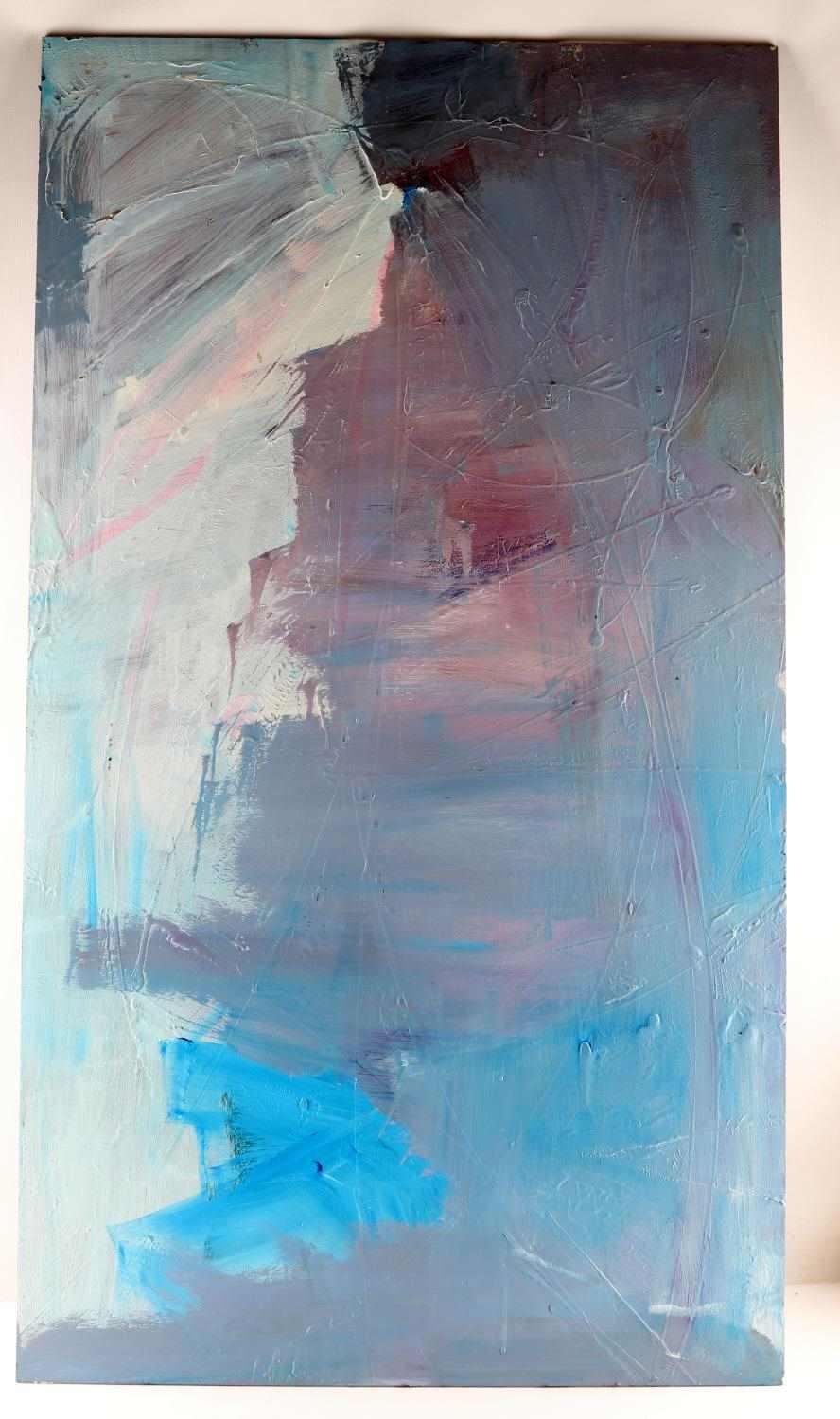 CHRISTOPHER MARTIN REVERSE ACRYLIC ABSTRACT