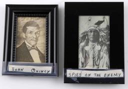 8 EARLY 20TH CENTURY FRAMED NATIVE AMERICAN PHOTOS