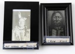 8 EARLY 20TH CENTURY FRAMED NATIVE AMERICAN PHOTOS