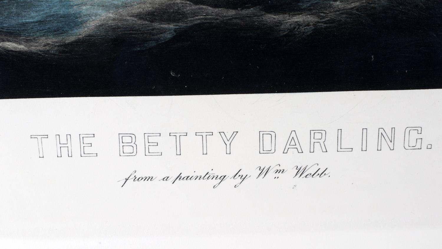 THE BETTY DARLING LITHOGRAPH BY WILLIAM WEBB