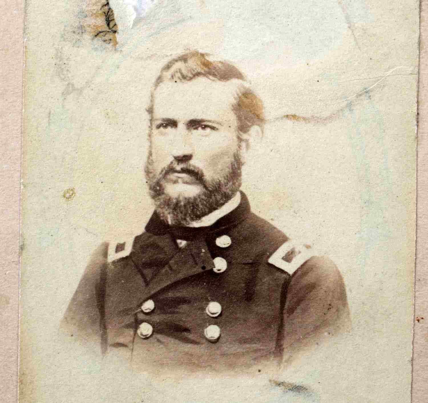 CIVIL WAR GEN WEITZEL UNION CARTE DE VISITE