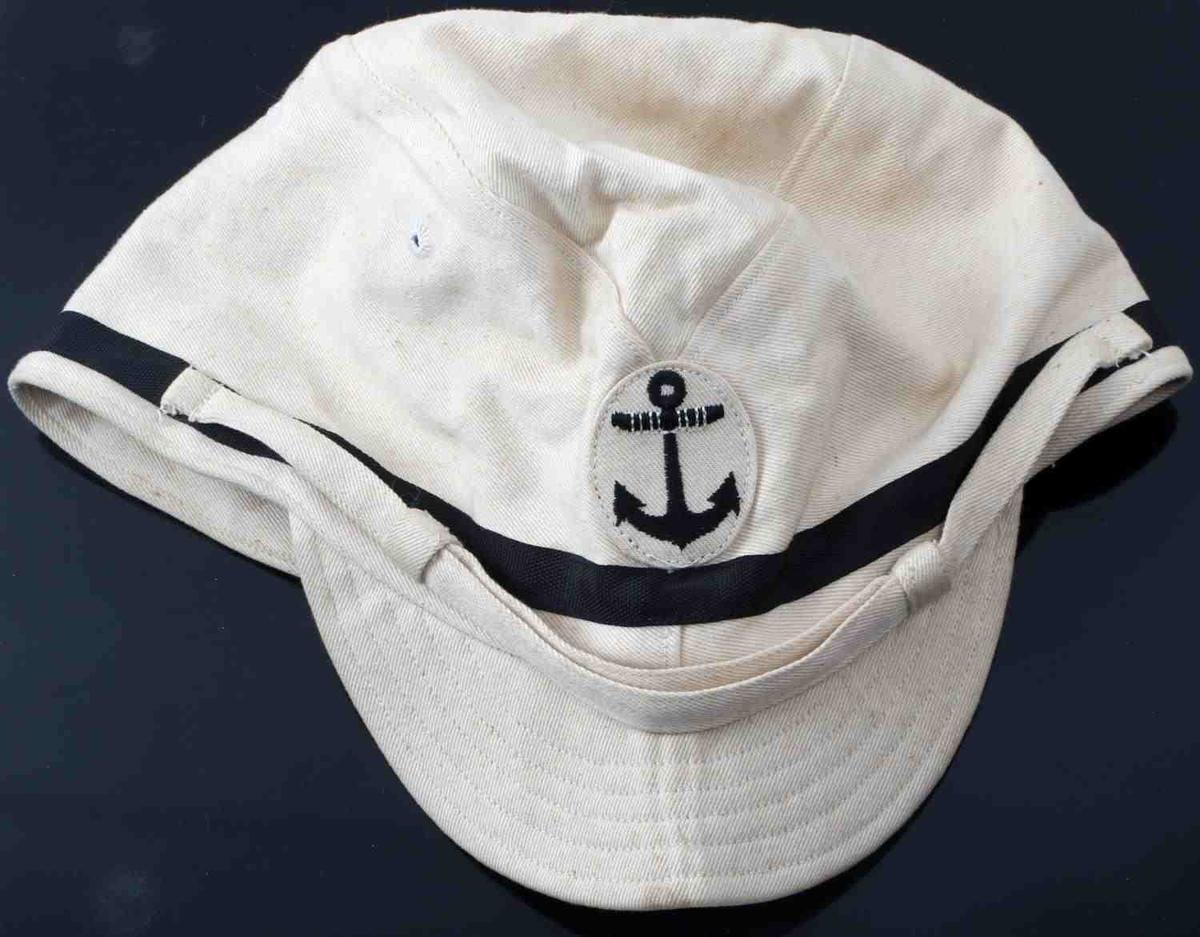 WWII IMPERIAL JAPANESE NAVAL MARINE NCO BILL CAP