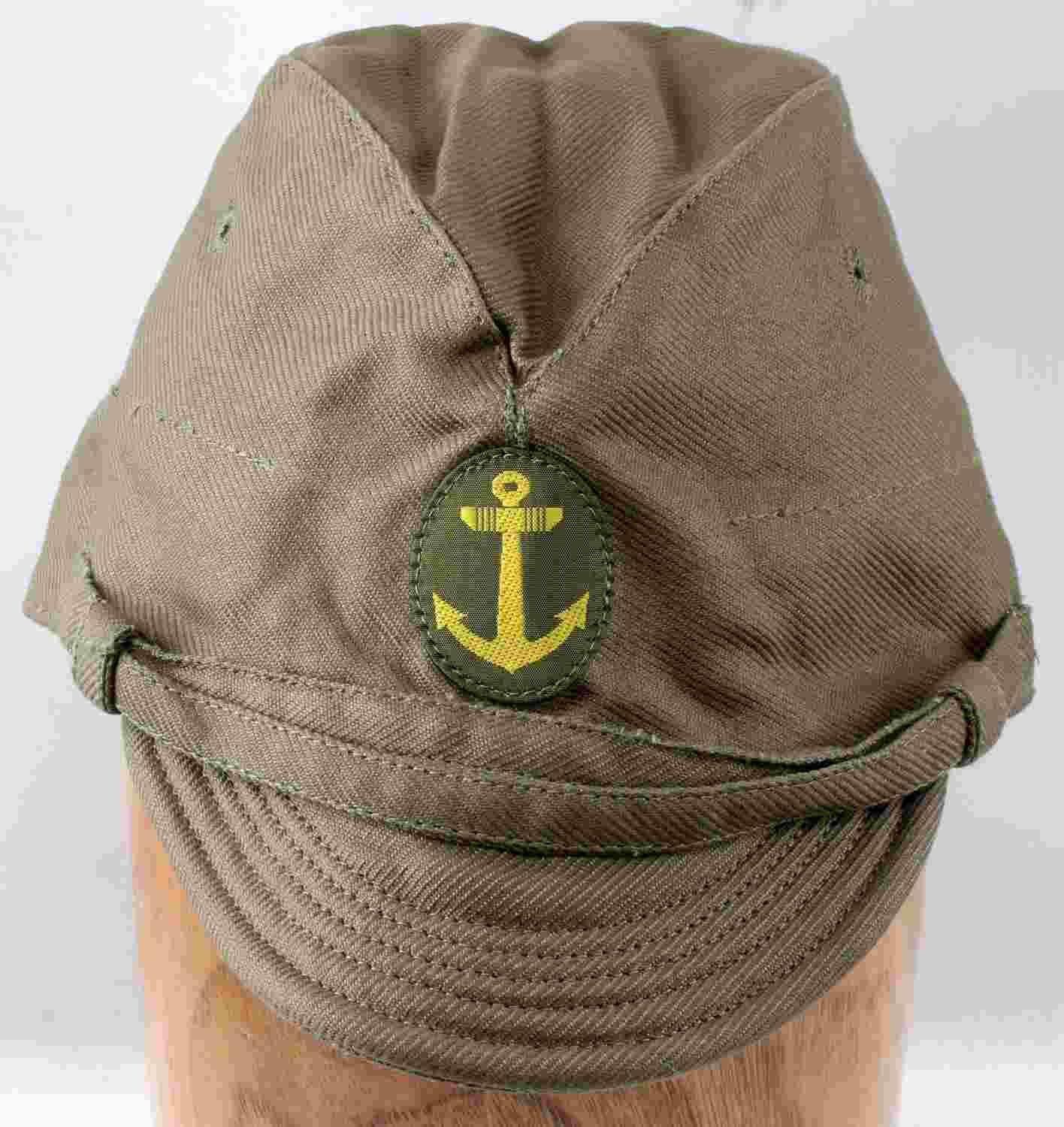 WWII IMPERIAL JAPANESE NAVY MARINE EM BILLED CAP