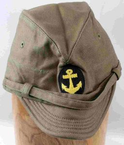 WWII IMPERIAL JAPANESE NAVY MARINE EM BILLED CAP