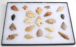 NATIVE AMERICAN GROUND FIND ARROWHEAD LOT OF 21