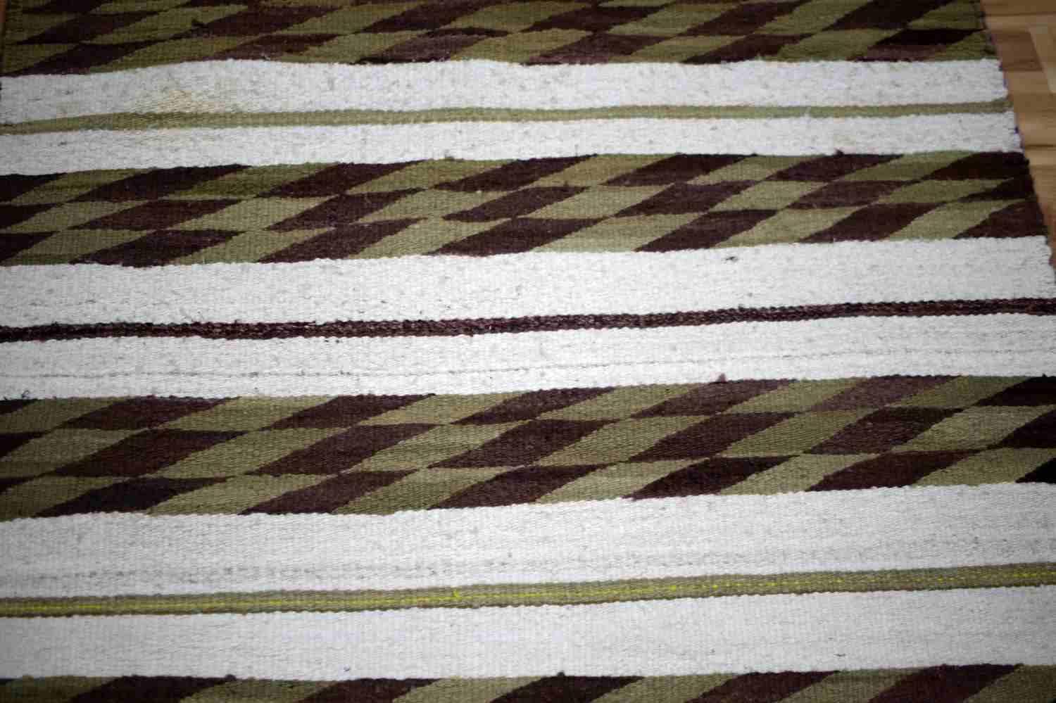 VERY NICE LARGE NAVAJO BLANKET WEAVE RUG