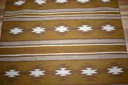 NAVAJO INDIAN EARLY CHINLE SQUASH BLOSSOM BLANKET