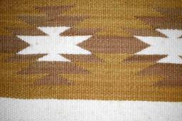 NAVAJO INDIAN EARLY CHINLE SQUASH BLOSSOM BLANKET