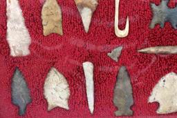 ARCHAIC ARTIFACT ARROWHEAD POINT LOT ILLINOIS