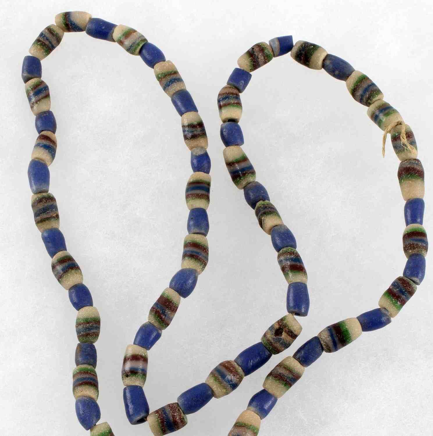 HUDSON BAY FUR TRADE BEAD NECKLACE WITH BEAVER