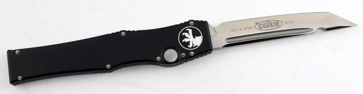 MICROTECH HALO VTE SATIN STANDARD OTF KNIFE