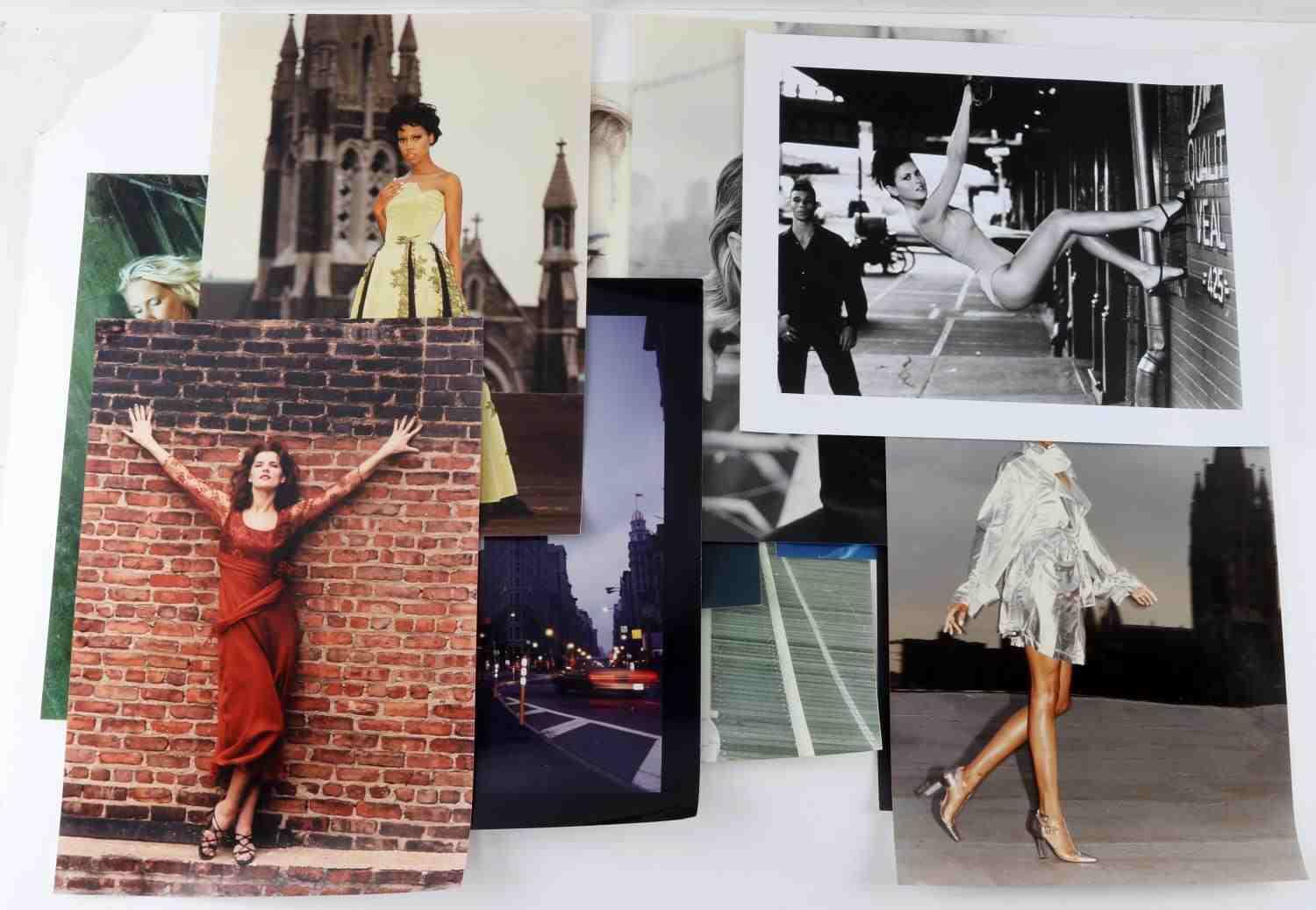 LOT 11 FASHION PHOTOGRAPHY PRINTS OF MODELS NYC
