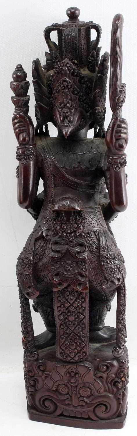 INDONESIAN BALINESE GARUDA VISHNU WOOD CARVING