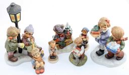 LOT OF 7 HUMMEL FIGURINES OLDER AND MORE RECENT