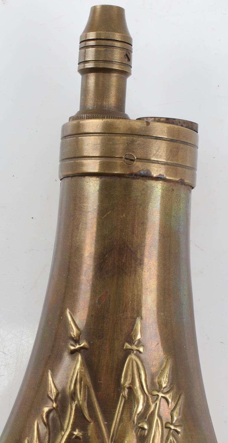 US CIVIL WAR UNION PISTOL GUN POWDER FLASK