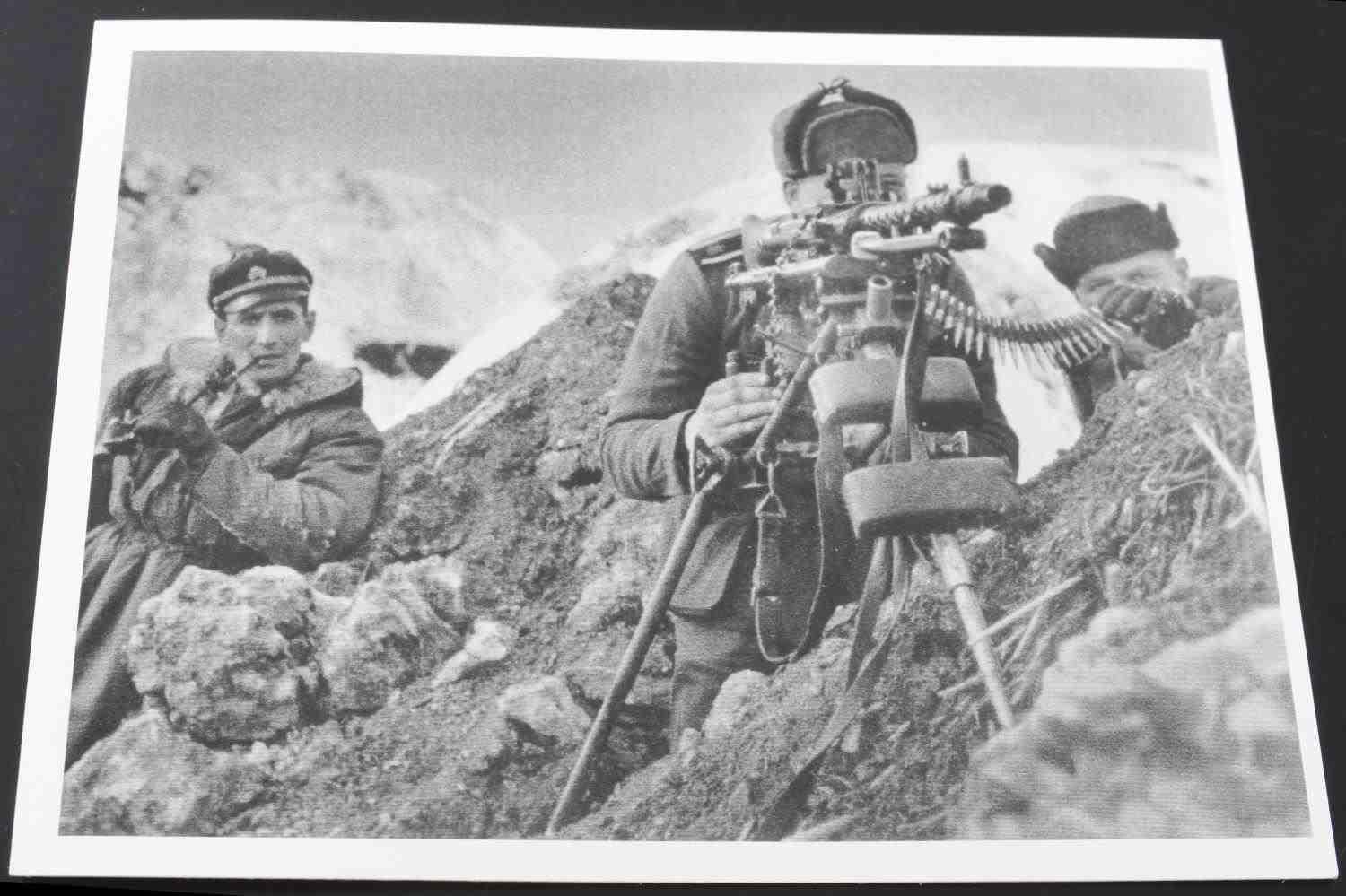 WWII GERMAN WAFFEN SS SOLDIER POST CARD LOT OF 4