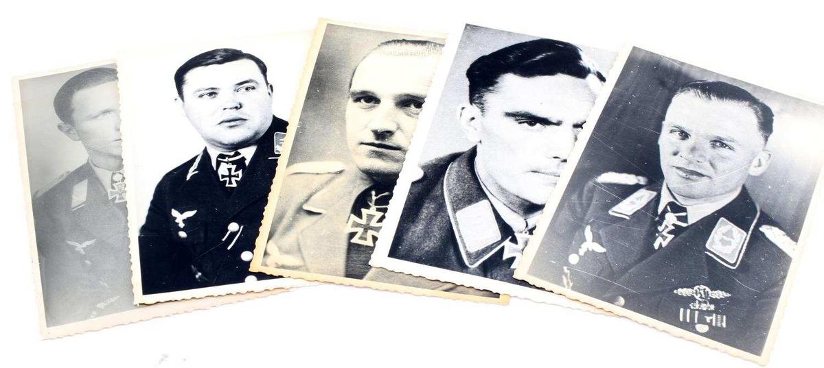 GERMAN WWII LUFTWAFFE KNIGHTS CROSS PHOTOGRAPHS