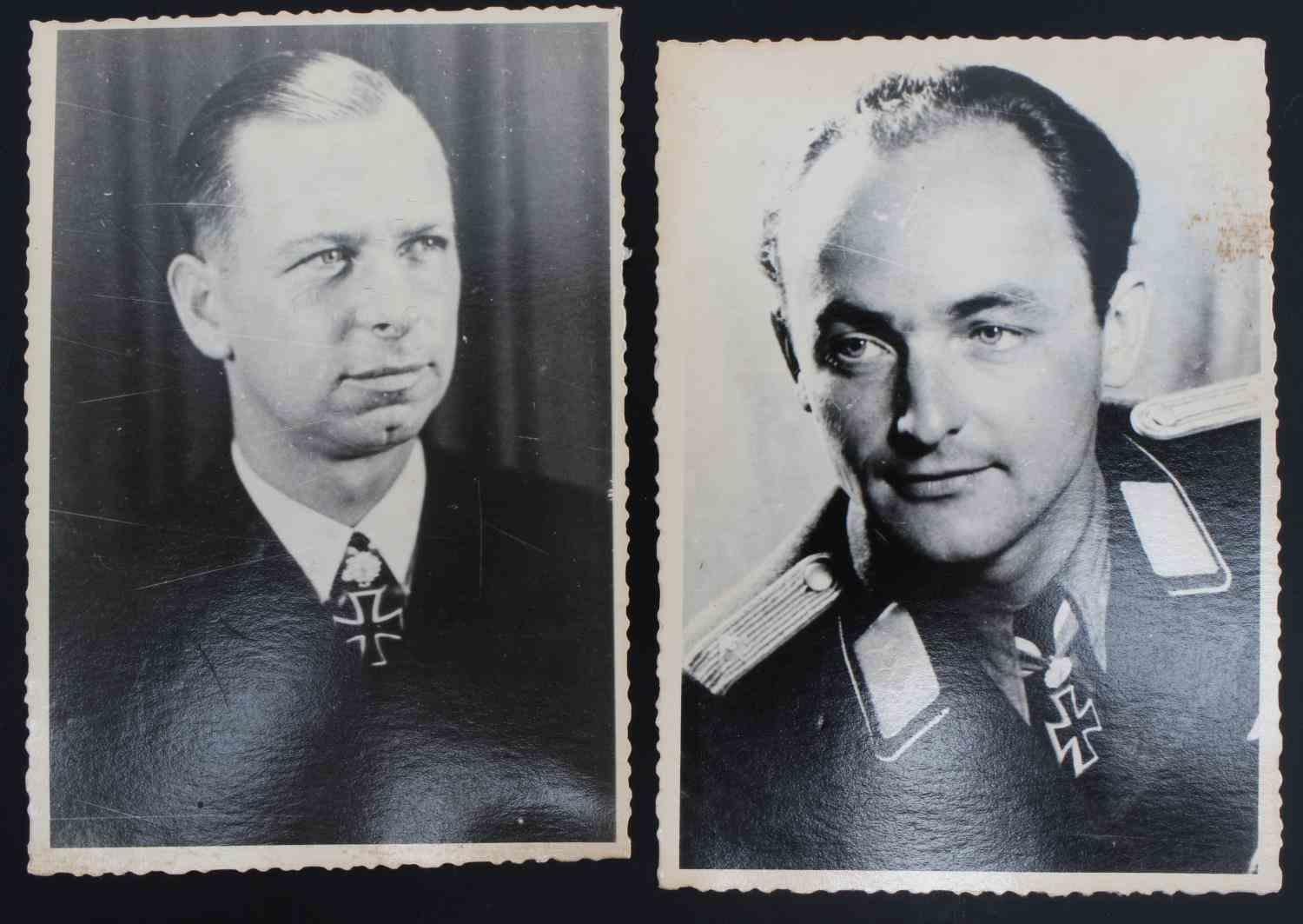 WWII GERMAN KNIGHTS CROSS WINNER PHOTOGRAPHS LOT