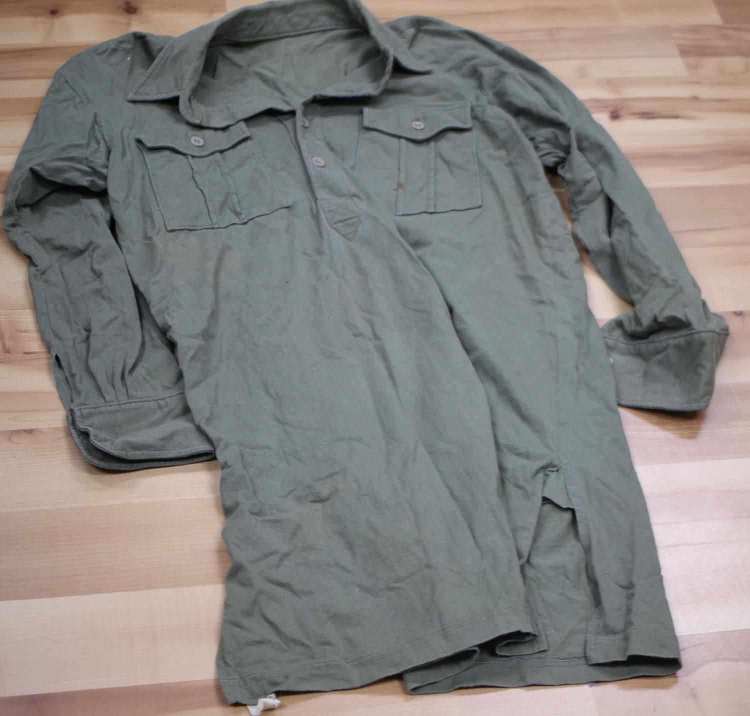 WWII GERMAN ARMY HEER COMBAT FIELD SHIRT