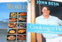 LOT OF 9 COOKBOOKS STEWART PEPIN BESH O CONNELL