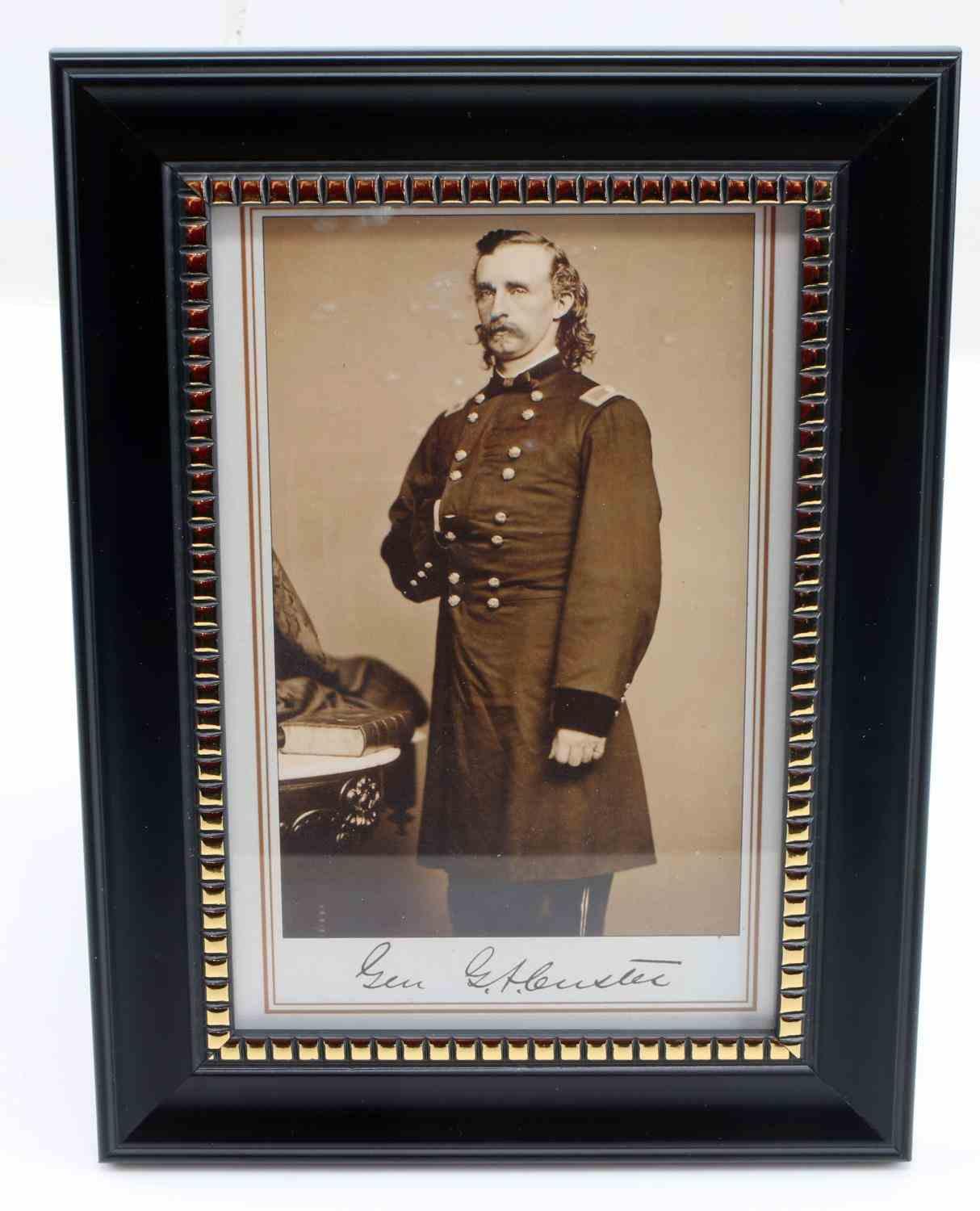 US ARMY GENERAL GEORGE CUSTER PHOTO POST CARD