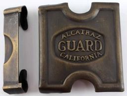 ALCATRAZ CALIFORNIA GUARD BELT BUCKLE ANSON MILLS