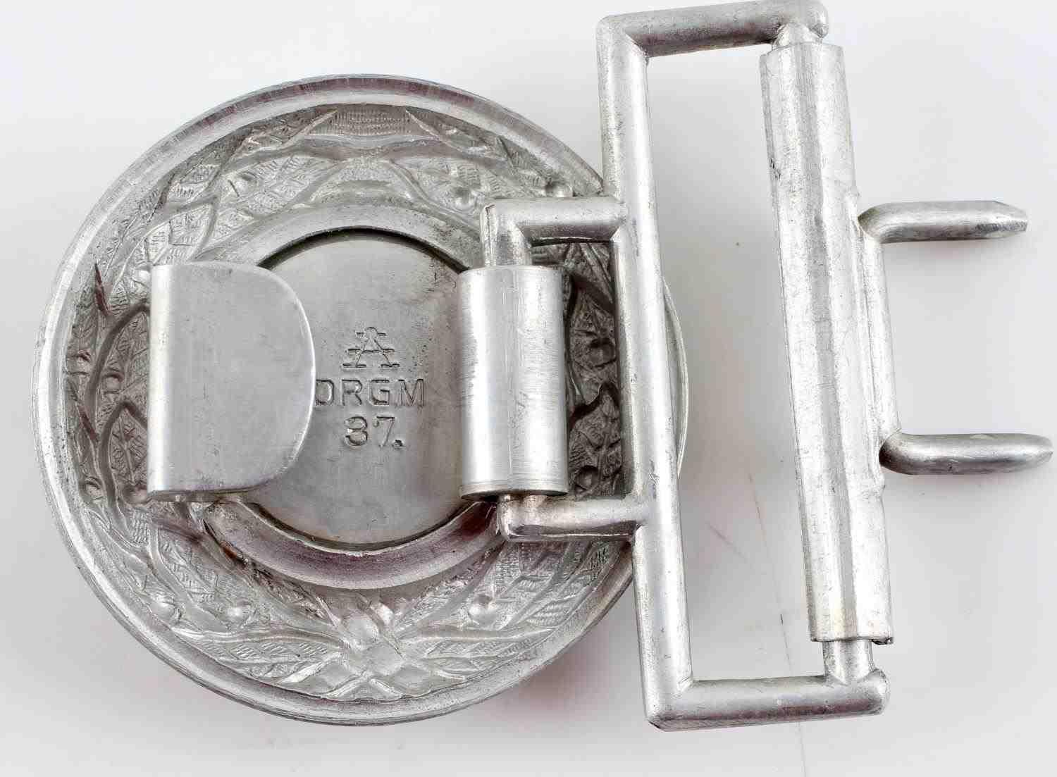 WWII THIRD REICH GERMAN PENAL OFFICER BELT BUCKLE