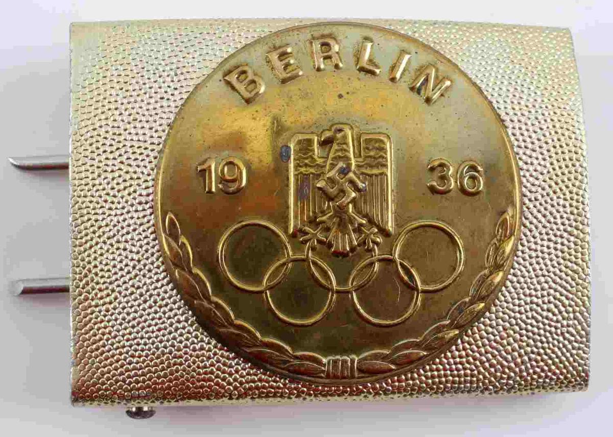 WWII GERMAN 3RD REICH BERLIN OLYMPICS BELT BUCKLE