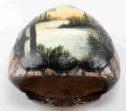 GOPHER TORTOISE SHELL WITH FLORIDA LANDSCAPE