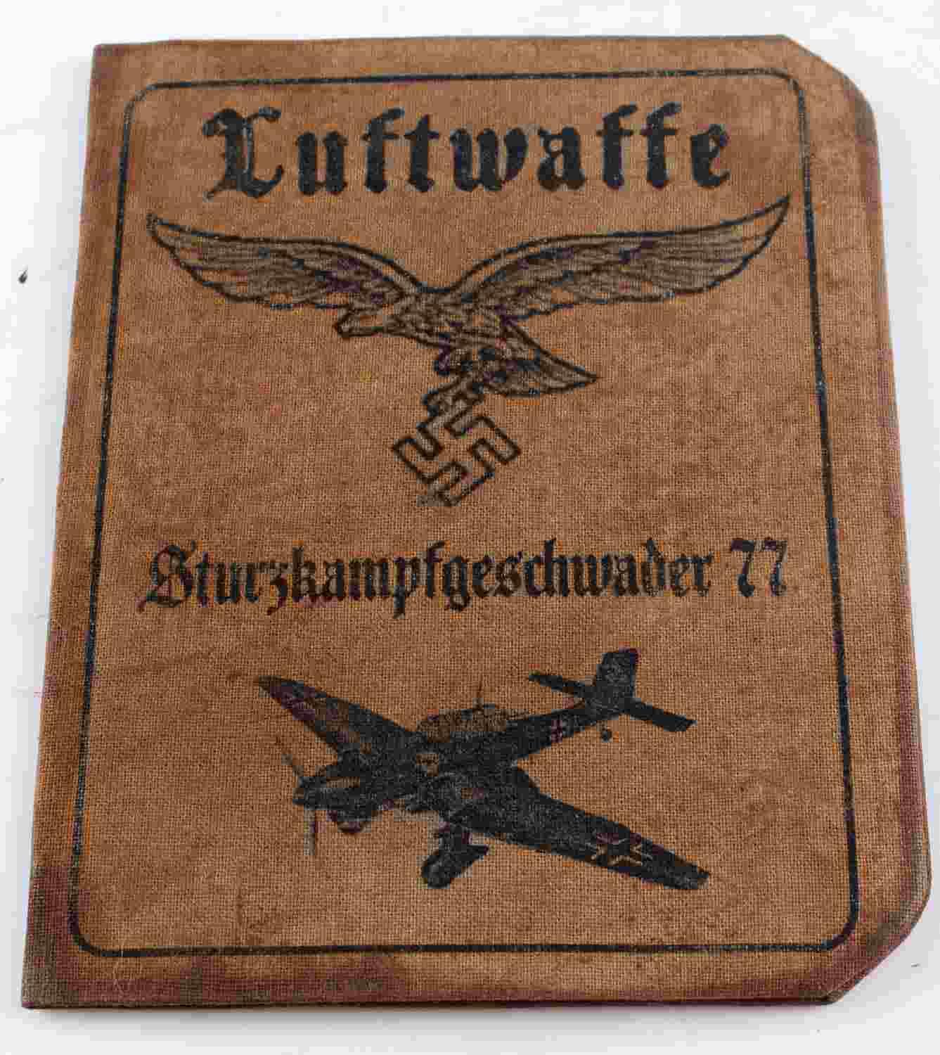 WWII GERMAN 3RD REICH AUSWEIS OF A LUFTWAFFE PILOT