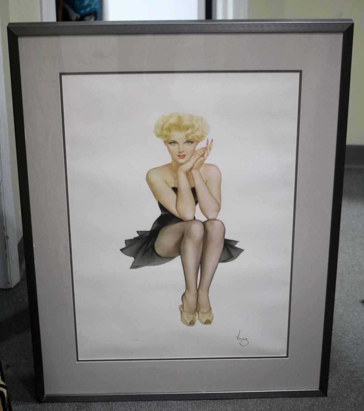 ALBERT VARGAS COVER GIRL LIMITED ED LITHOGRAPH