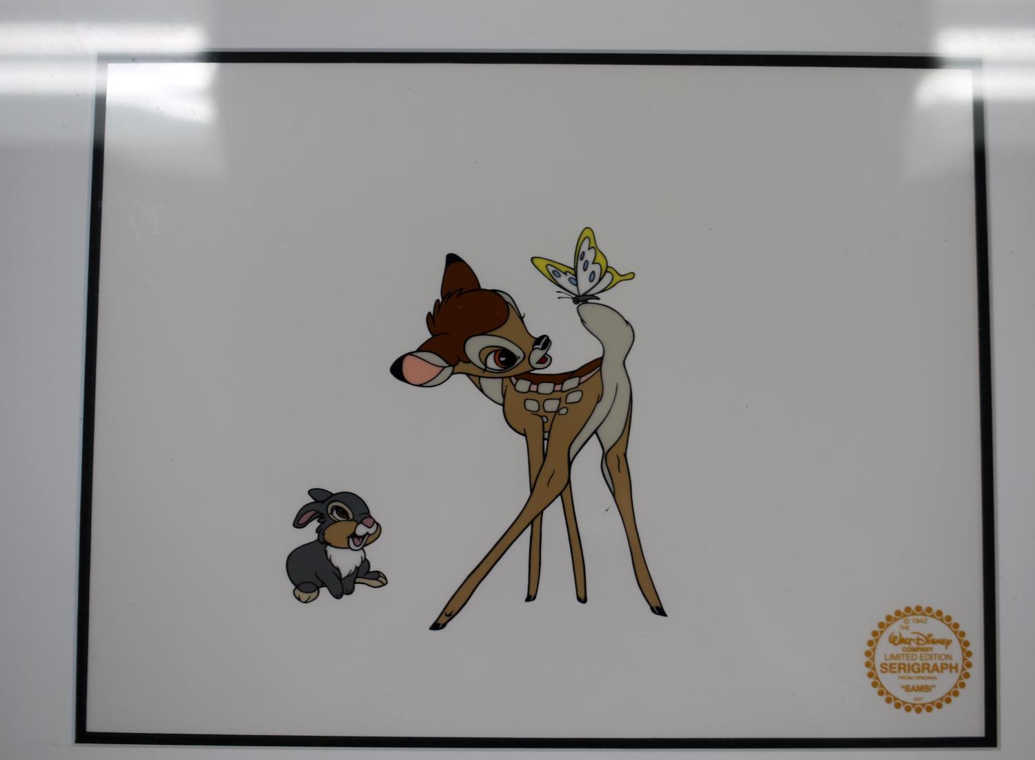 5 FRAMED STUDIO CEL SERIGRAPH BUGS BUNNY FLINTSTON