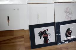 ANIME PRODUCTION CEL LOT LA BLUE GIRL