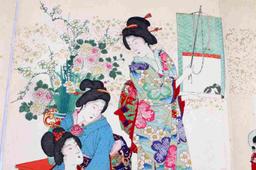 UKIYO-E 19TH CENTURY JAPANESE WOODBLOCK TRIPTYCH