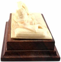 ANTIQUE DOCTORS LADY NUDE IVORY MEDICAL RECLINING