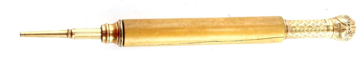 DATE 1871 VICTORIAN IVORY SHAFT PROPELLING PENCIL