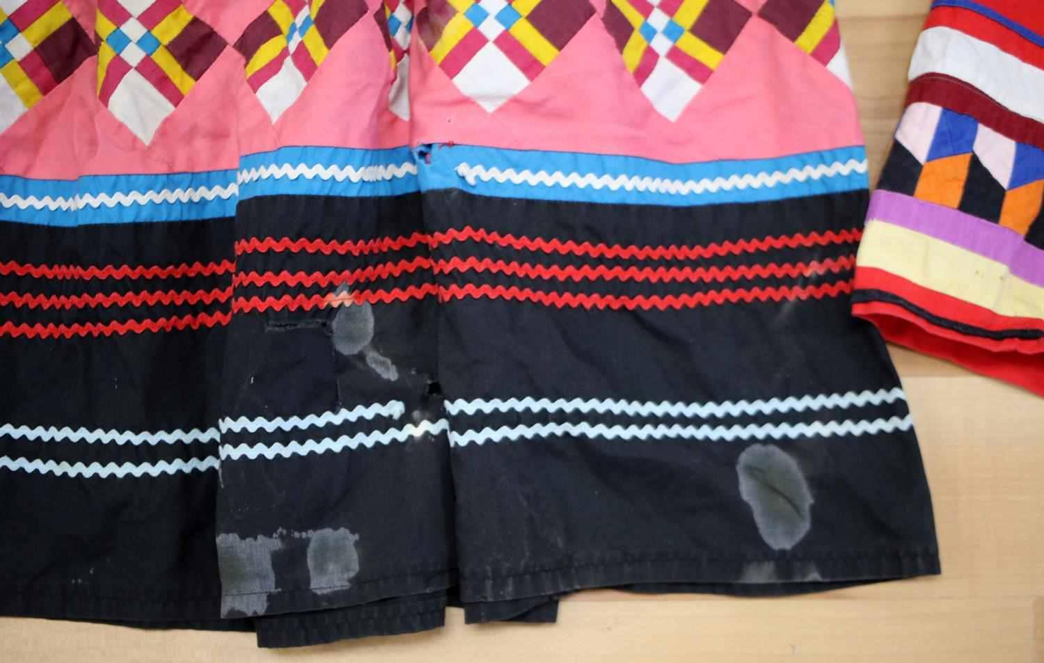 FLORIDA SEMINOLE INDIAN SKIRT & CHILDS DRESS