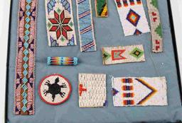 AMERICAN INDIAN BEADED PANELS ROSETTES COLLECTION