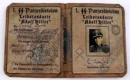 GERMAN WWII WAFFEN SS OFFICER ADOLF HITLER DIV ID