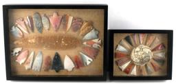 BOXED SET NATIVE AMERICAN ARROWHEAD CORAL HOMAGE