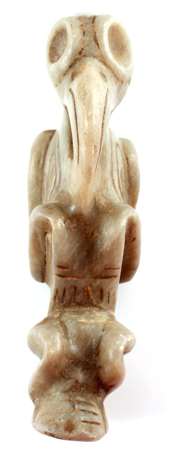 TAINO BIRD PENDANT MARBLE FROM DOMINICAN REPUBLIC