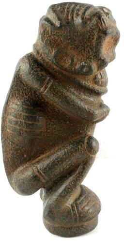 TAINO CULTURE STONE EFFIGY CADAVEROUS FIGURE