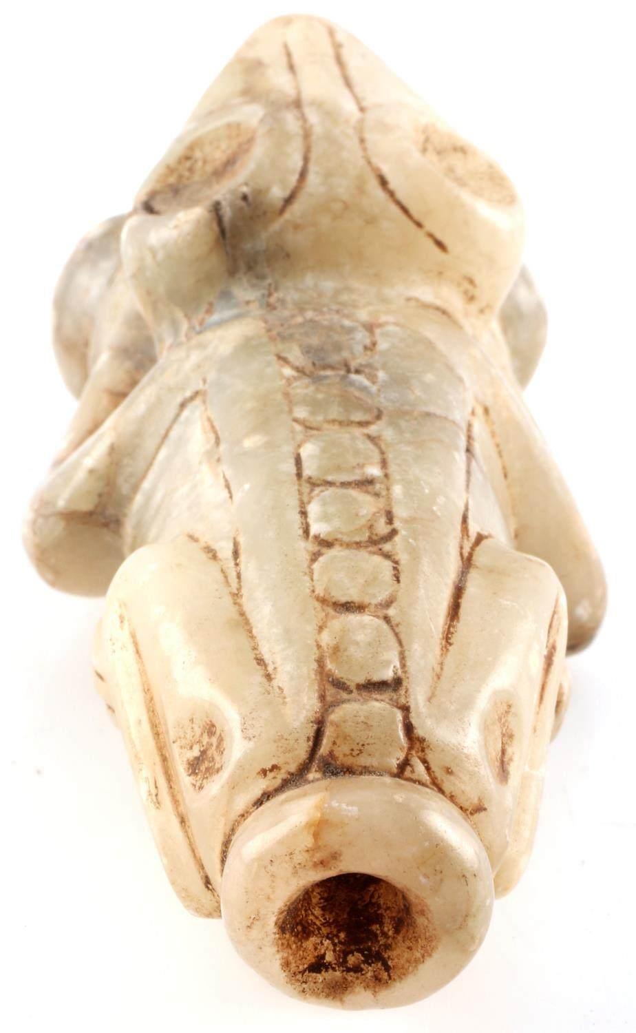 TAINO CULTURE COHOBA SNUFFING DEVICE FROG